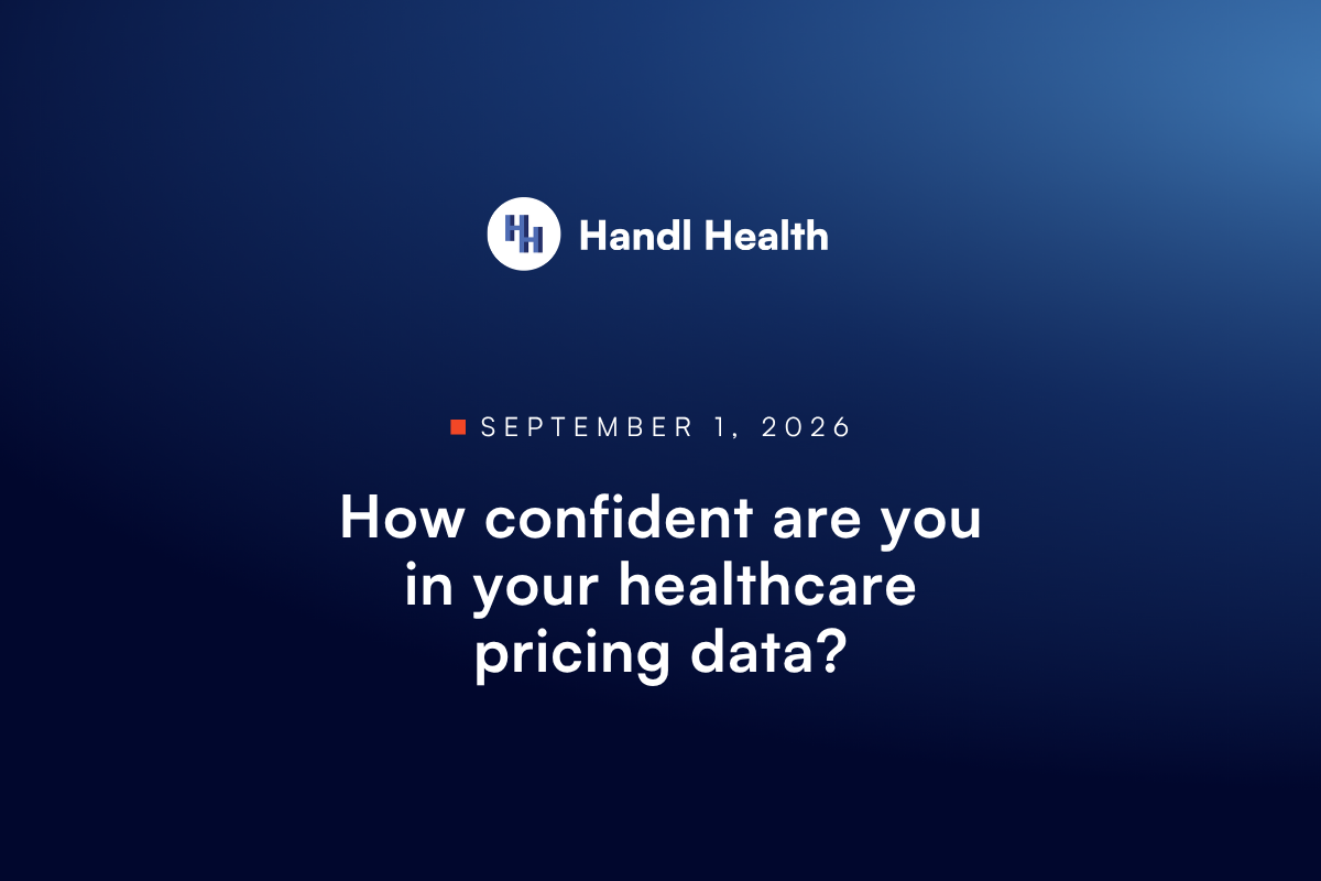 New guide: How confident are you in your healthcare pricing data?